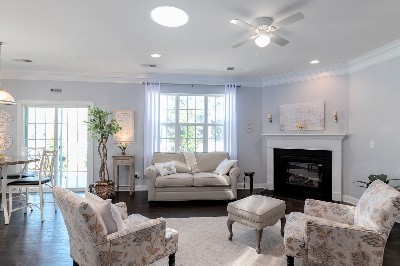 Cozy bedroom with plush bedding and modern decor at The Madison at Marshfield luxury apartments